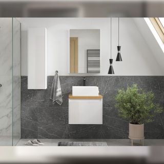 Столешница Velvex Klaufs 60 без отверстий, Invisible Line